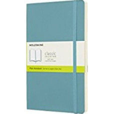 Moleskine Classic Soft Cover Notebook Plain Large Reef Blue