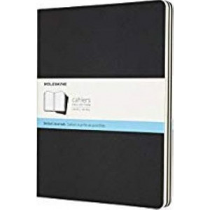 Moleskine Cahier Notebook Set of 3 Dot Grid Extra Large Black