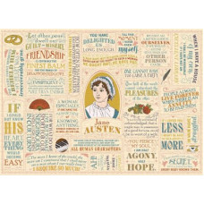 Jane Austen Literary Lines 1000 Pce Puzzle - The Unemployed Philosophers Guild