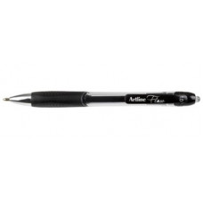 Artline Flow Retractable Pen Black