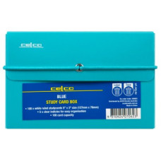 Celco Study Card Box Blue