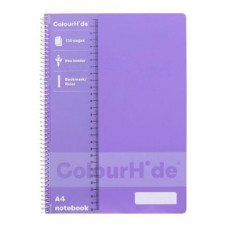 Colourhide Notebook A4 120pg Lavender