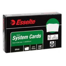 Esselte System Cards 5x3 Ruled