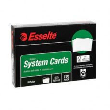 Esselte System Cards 6x4 Ruled