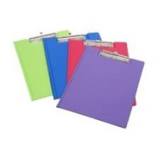 Marbig Clipfolder A4 Pe Summer Colours Assorted