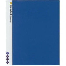 Marbig Non-Refillable Display Book 20 Pocket Blue