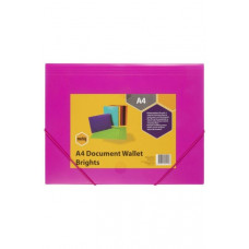 Marbig Document File Brights A4 Pink