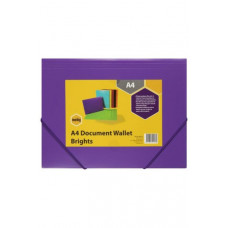 Marbig Document File A4 Brights Purple