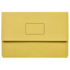 Marbig Slimpick Foolscap Document Wallet Yellow
