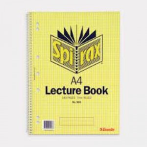 Spirax 906 Lecture Book A4 S/O 140 Pages