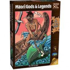 Maori Gods & Legends 300 Piece XL Jigsaw Puzzle -The Fish of Maui