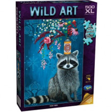 Wild Art 500 Piece XL Jigsaw Puzzle Trash Panda