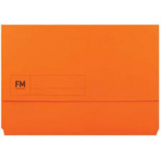 FM Document Wallet Orange Foolscap
