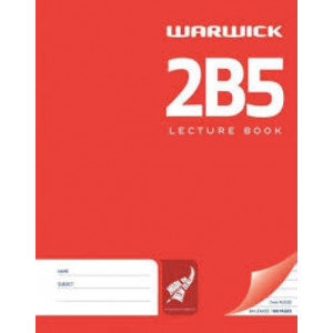 Warwick Lecture Book 2B5 94 Leaf Ruled 7mm 255x205mm