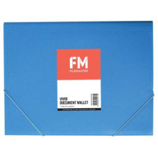 FM Document Wallet Vivid Ice Blue A4