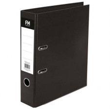 FM Binder Vivid Cat Black A4 Lever Arch