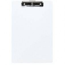 FM Clipboard Clear Transparent Plastic Foolscap