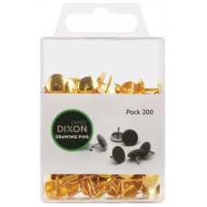 Dixon Drawing Pins Brass No.3 Pack