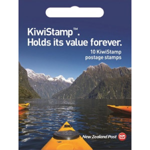NZ Post KiwiStamp Booklet Bk/10 Stamps NZ4FBKLT