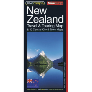 Kiwimaps New Zealand Touring & 10 Town Centres Minimap No. 18