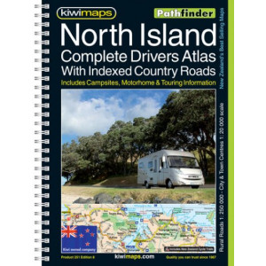 Pathfinder Book-map (A4) North Island Drivers Atlas 11E