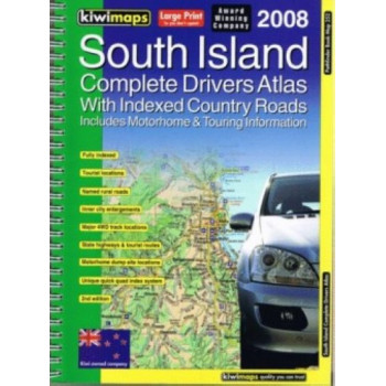 Pathfinder Book-map (A4) South Island Drivers Atlas 11E