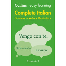 Easy Learning Complete Italian Grammar, Verbs and Vocabulary (3 Books in 1)