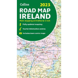 2023 Collins Road Map of Ireland
