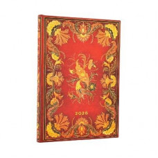PB 2026 Fiammetta Midi 12-month Horizontal Hardcover Flexi Dayplanner 2026 (Elastic Band Closure)