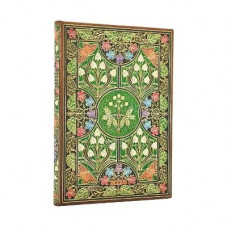 PB 2026 Poetry in Bloom Midi 12-month Horizontal Hardcover Flexi Dayplanner 2026 (Elastic Band Closure)
