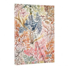 PB 2026 Anemone (William Kilburn) Midi 12-month Vertical Hardcover Flexi Dayplanner 2026 (Wrap Closure)