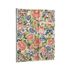 PB 2026 Pear Garden (Peking Opera Embroidery) Ultra 12-month Horizontal Hardcover Flexi Dayplanner 2026 (Wrap Closure)