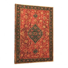 PB 2026 Layla (Persian Poetry) Grande 12-month Vertical Hardcover Flexi Dayplanner 2026 (Elastic Band Closure)