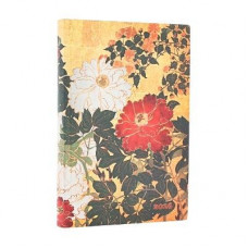 PB 2026 Natsu (Rinpa Florals) Mini 12-month Horizontal Softcover Flexi Dayplanner 2026 (Elastic Band Closure)