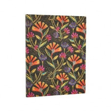 PB 2026 Wild Flowers (Playful Creations) Ultra 12-month Vertical Softcover Flexi Dayplanner 2026 (Elastic Band Closure)