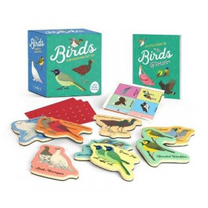 Birds:  Wooden Magnet Set, A