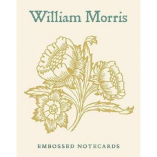 Pomegranate - William Morris Embossed 12 Pkt - Boxed Notecards