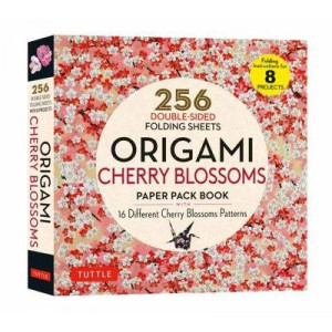 Origami Cherry Blossoms Paper Pack Book: 256 Double-Sided Folding Sheets