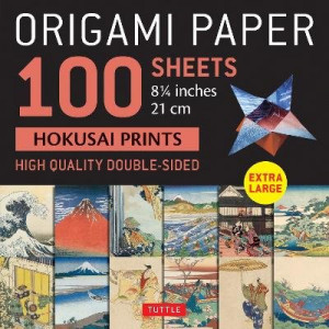 Origami Paper 100 sheets Hokusai Prints 8 1/4" (21 cm)