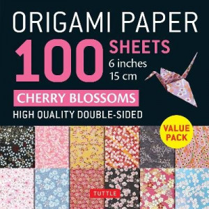 Origami Paper 100 Sheets Cherry Blossoms 6" (15 cm)