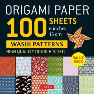Origami Paper 100 sheets Washi Patterns 6" (15 cm)