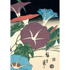 Journal: Morning Glories & Cricket, Hiroshige Lined
