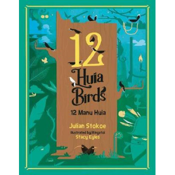 12 Huia Birds / 12 Manu Huia