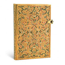 PB - Gold Inlay Mini Lined Hardcover Journal