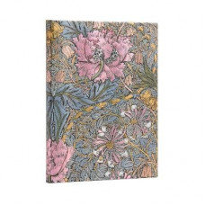 PB - Morris Pink Honeysuckle (William Morris) Ultra Lined Hardcover Journal