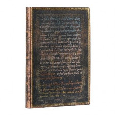 PB - Michelangelo, Handwriting (Embellished Manuscripts Collection) Midi Lined Softcover Flexi Journal (Elastic Band Closure)