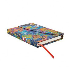 PB - Celestial Magic (Whimsical Creations) Midi Unlined Hardback Journal (Wrap Closure)