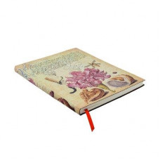 PB - Pink Carnation (Mira Botanica) Ultra Unlined Softcover Flexi Journal (Elastic Band Closure)