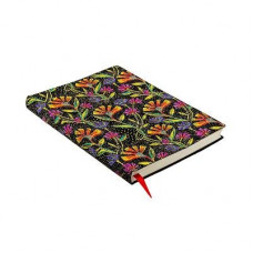 PB - Wild Flowers (Playful Creations) Midi Dot-Grid Softcover Flexi Journal (Elastic Band Closure)
