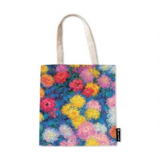 Monet's Chrysanthemums Canvas Bag